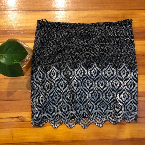 Free People Dresses & Skirts - Free People glitter skirt